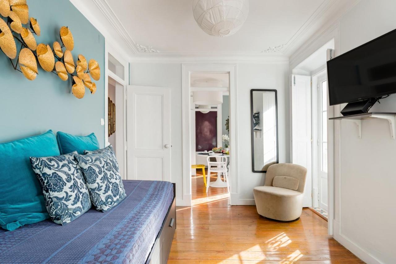 Avenida Da Liberdade Area, Bright And Newly Renovated 2 Bedroom Apartment, Lisbon Historical Center Eksteriør bilde